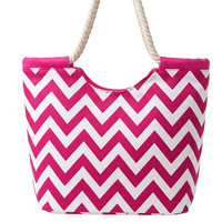 Chevron Everyday ROPE Canvas Tote Bag