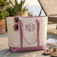 Cabana Club Canvas Tote Bag