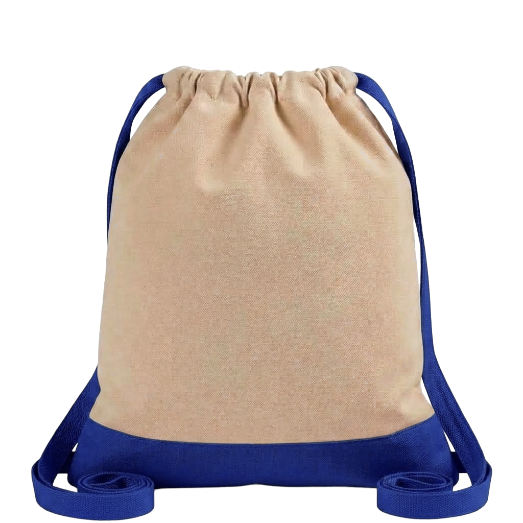 Two-Tone CINCH Canvas Backpack Tote