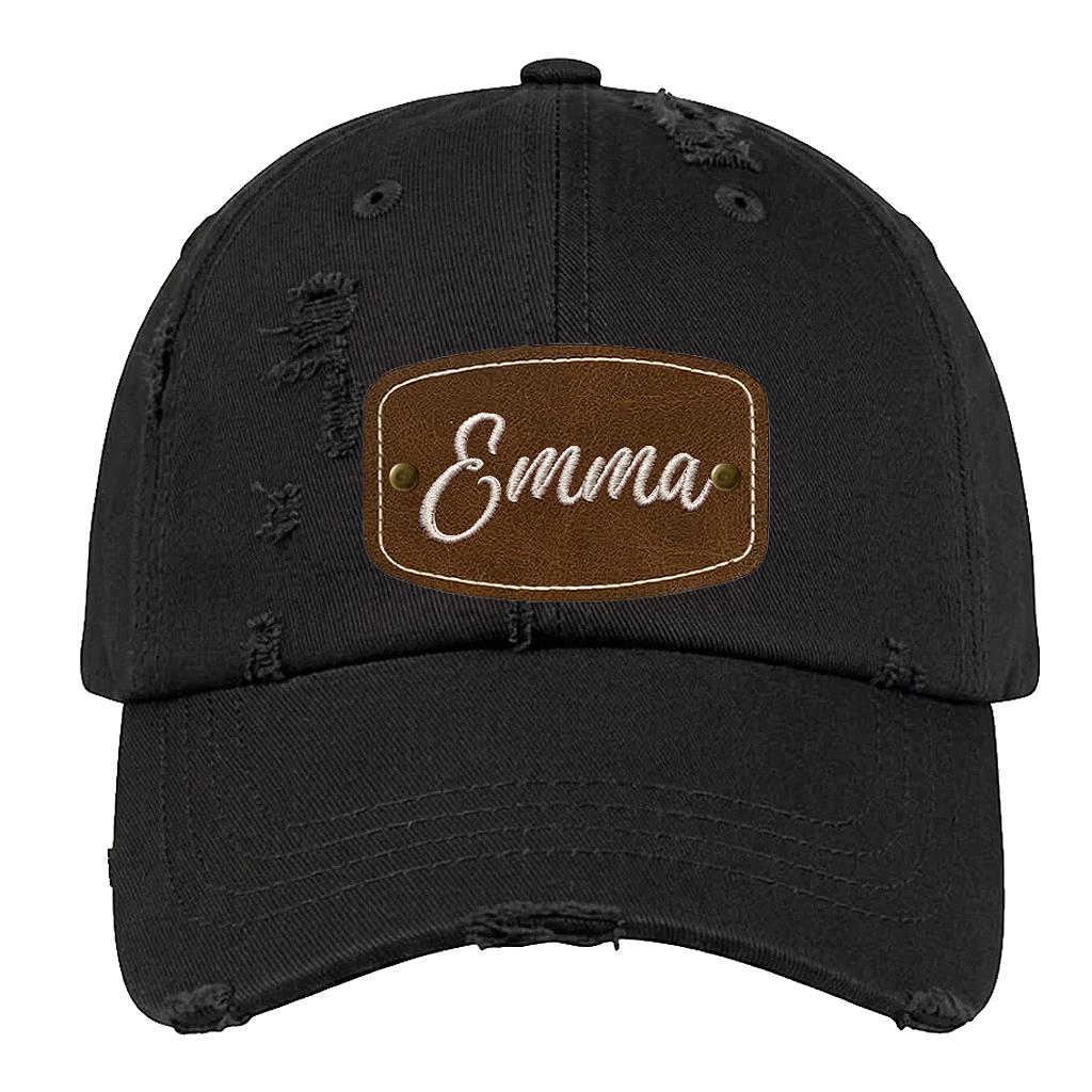 Rugged Frayed Baseball Hat
