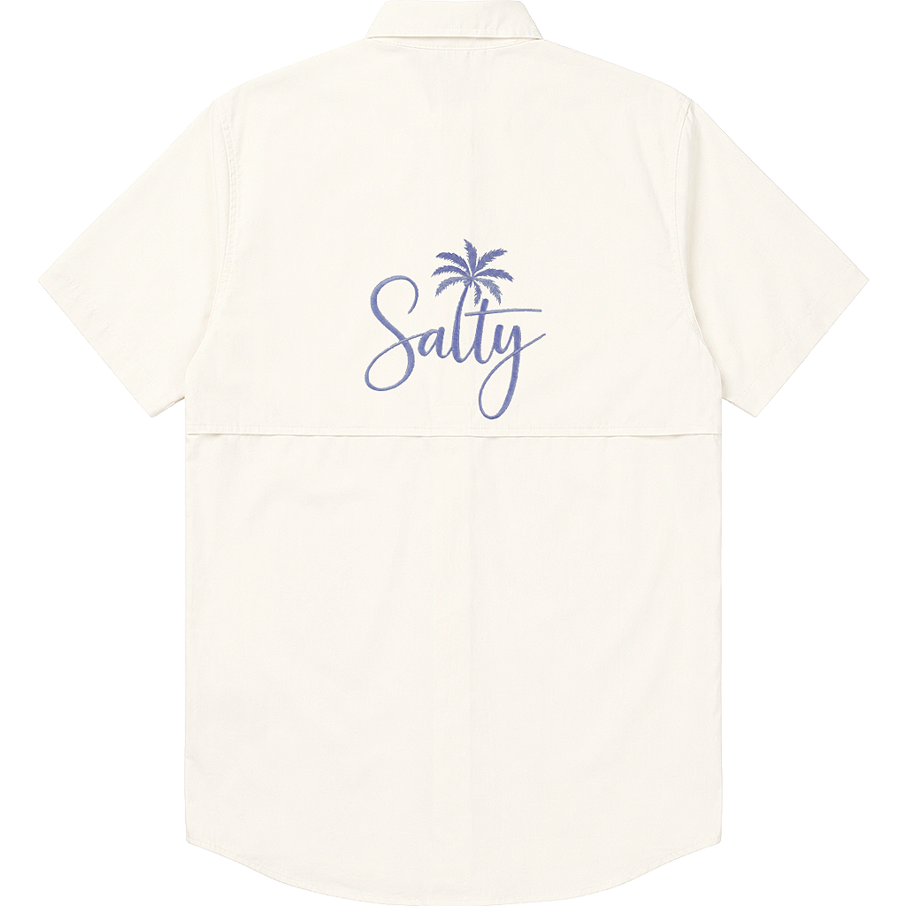 COASTAL VIBE Fishing Shirt - IVORY
