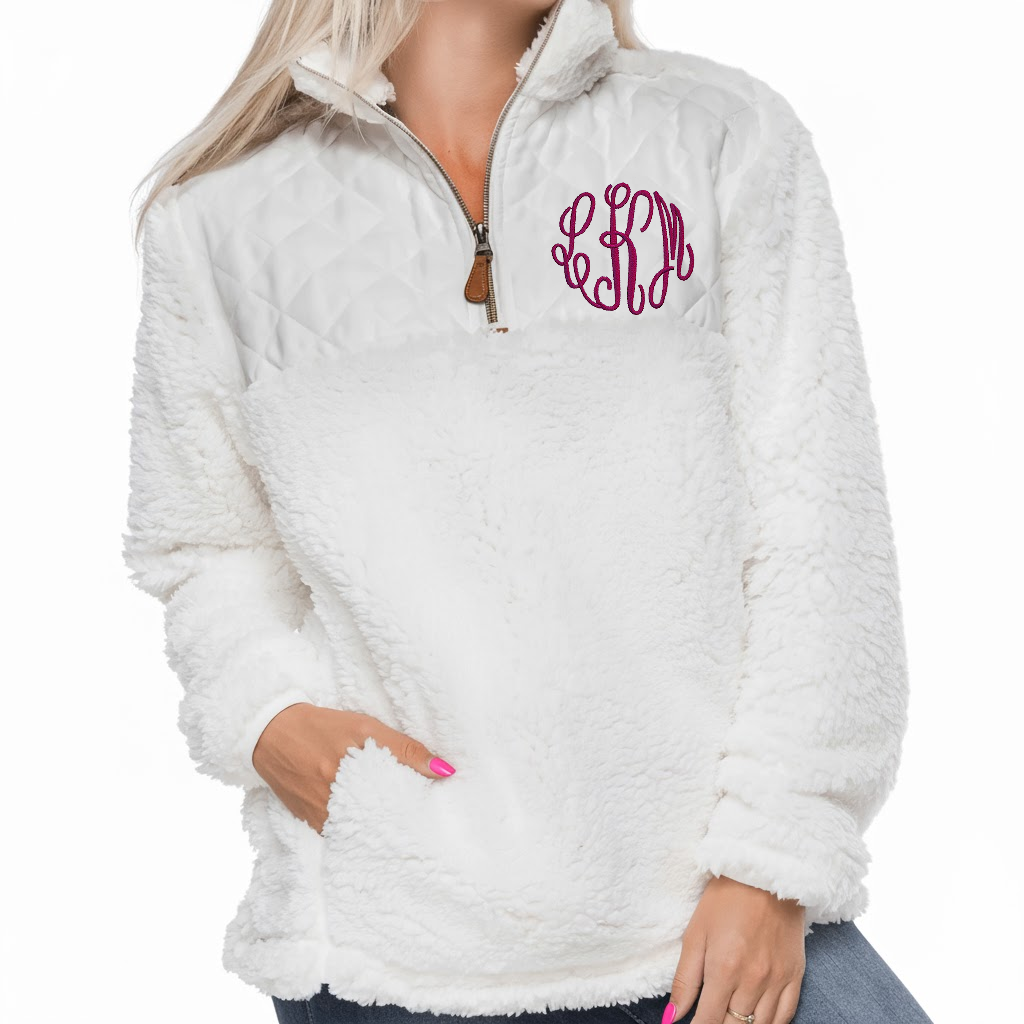 Quilted Sherpa Pullover