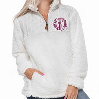 Quilted Sherpa Pullover