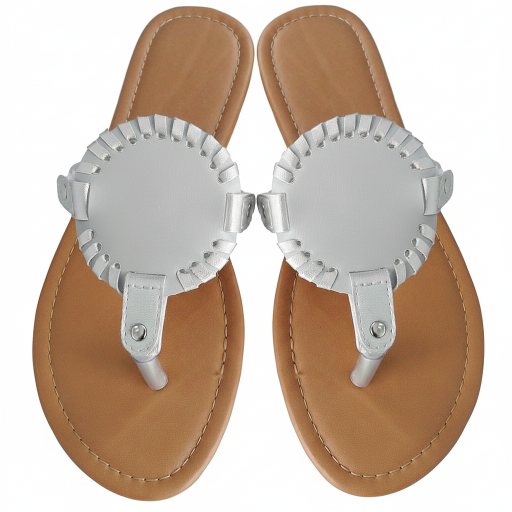 Medallion Disc Sandals