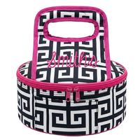 Pie & Casserole Carrier - NAVY/Pink