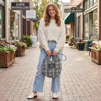 Snakeskin Circle Crossbody Purse