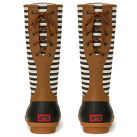 Stripe Duck Boots