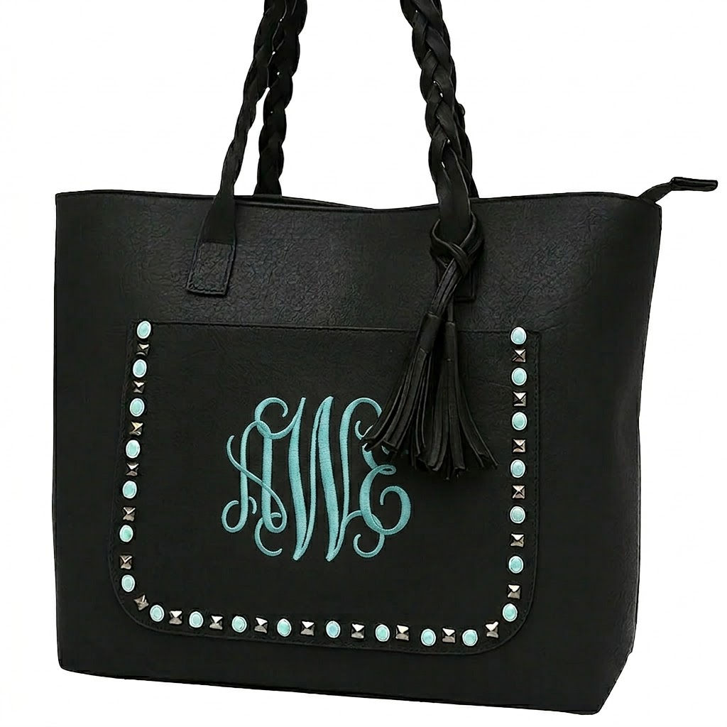 Studded Shoulder Strap Purse