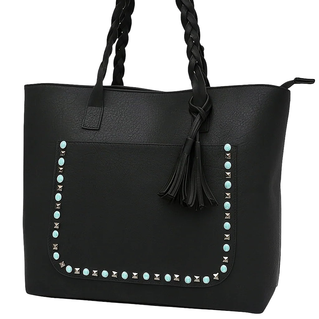 Studded Shoulder Strap Purse