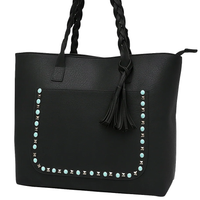 Studded Shoulder Strap Purse