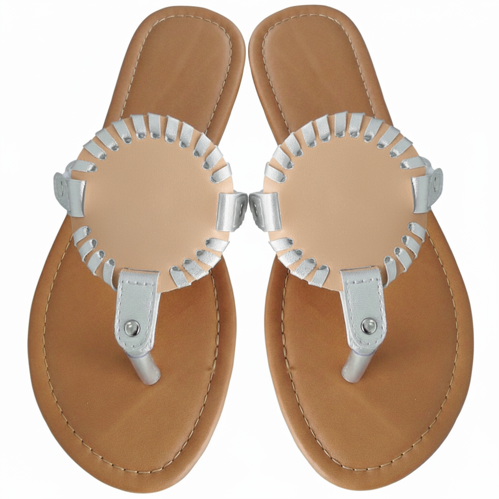Medallion Disc Sandals