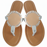 Medallion Disc Sandals