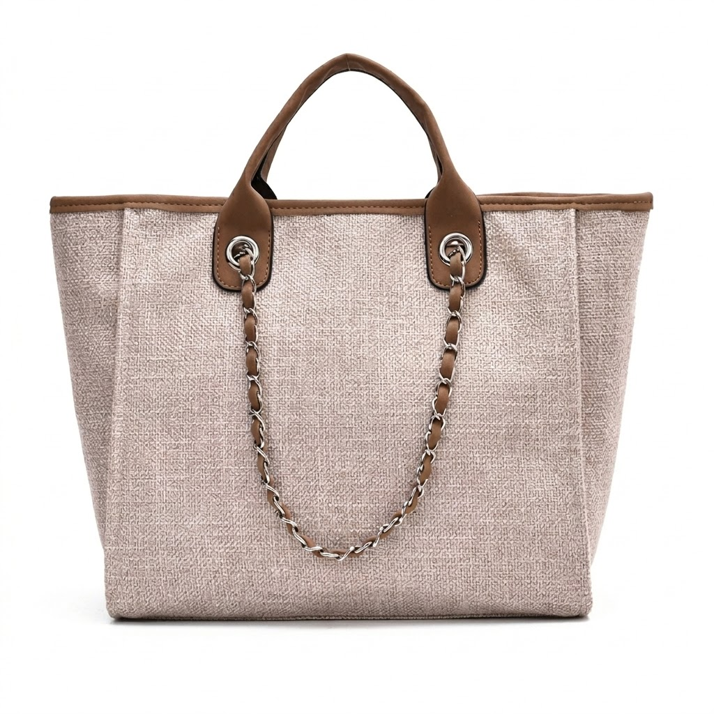 Tweed Chain Handbag