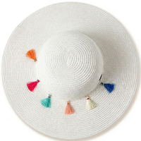 Tasseled Floppy Hat