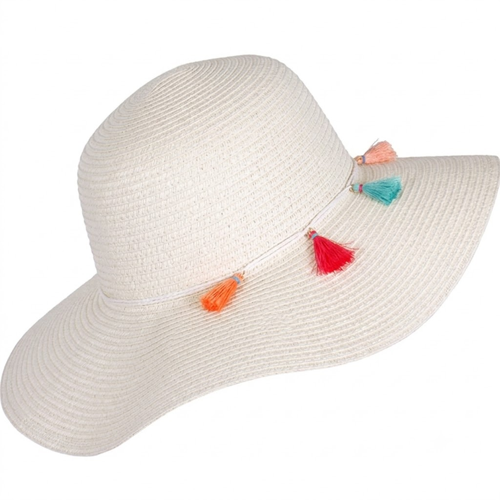 Tasseled Floppy Hat