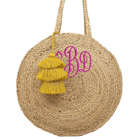Jute Bungalow Circle Beach Tote