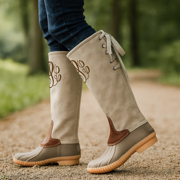 Lace Up Duck Boots