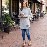 Hooded Hi Lo Sweatshirt