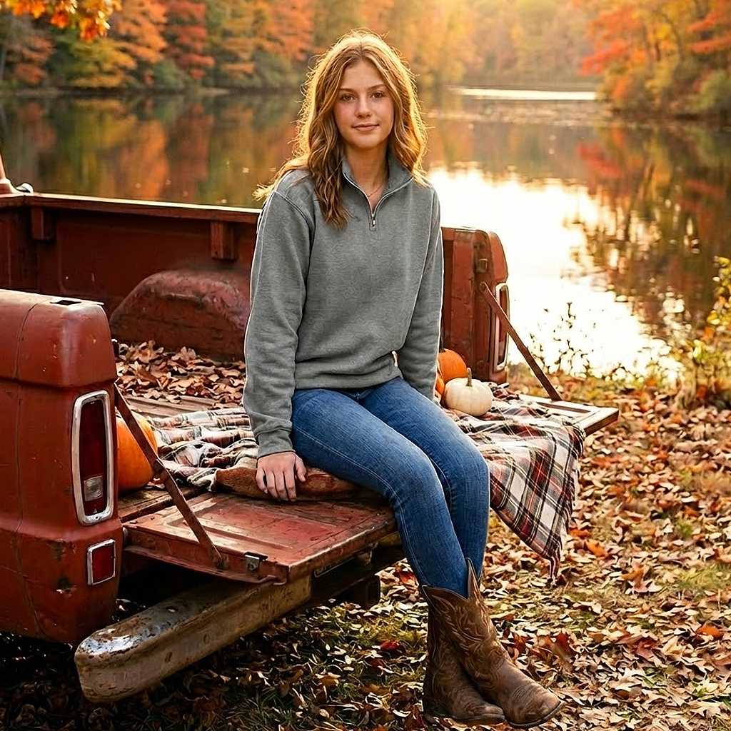 Cadet Collar Quarter Zip Pullover