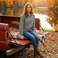 Cadet Collar Quarter Zip Pullover