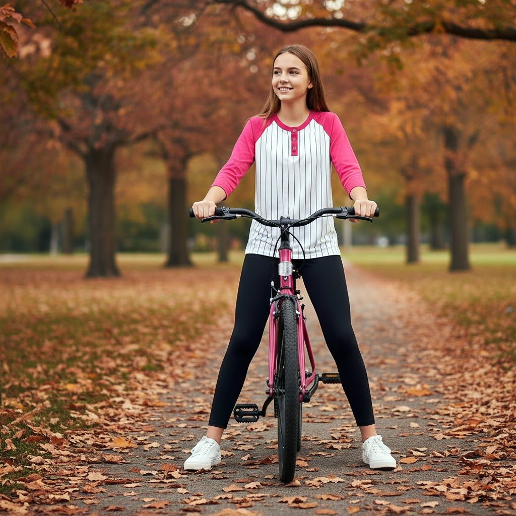 Raglan Henley Tee Shirt