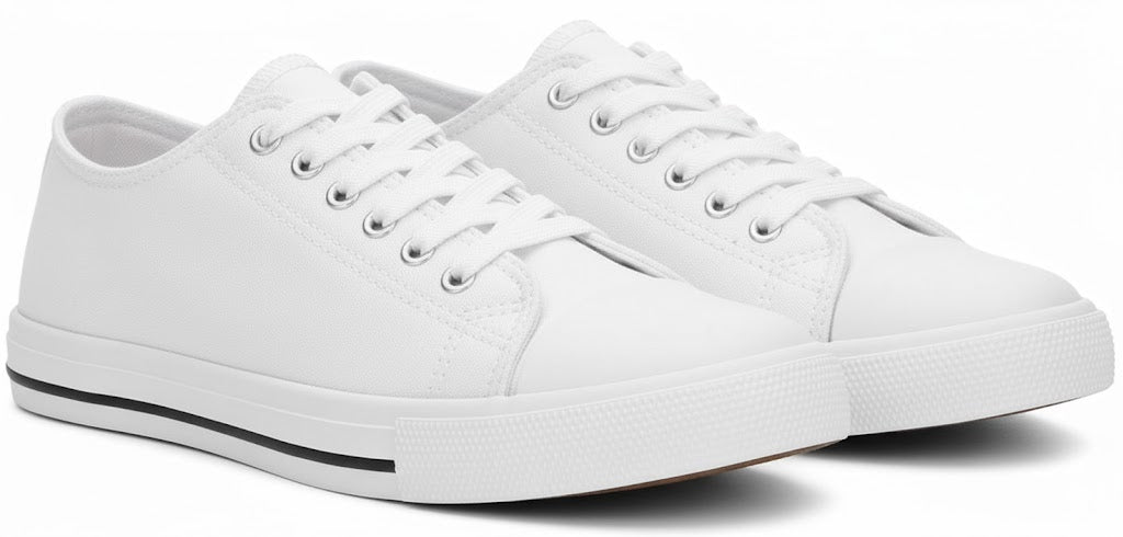 White Canvas Sneakers