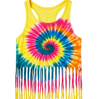 Fringe Tie Dye Tank Top