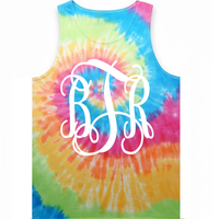 Tie Dye Tank Top Shirt