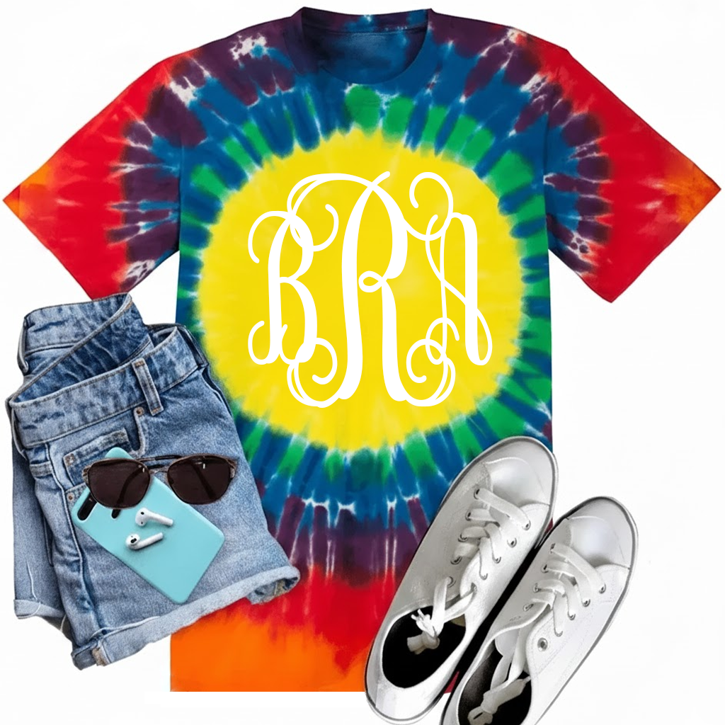 Circle Tie Dye Tee Shirt