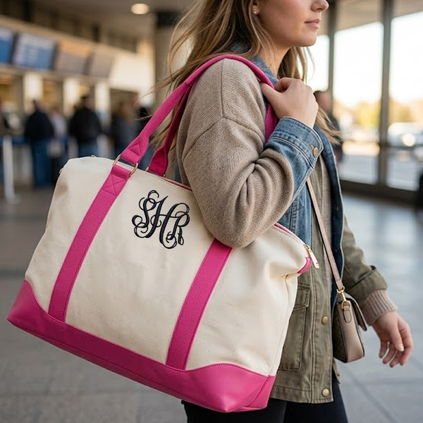 Boutique Weekender Travel Tote Bag