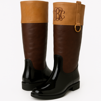 Two Tone Riding Boots