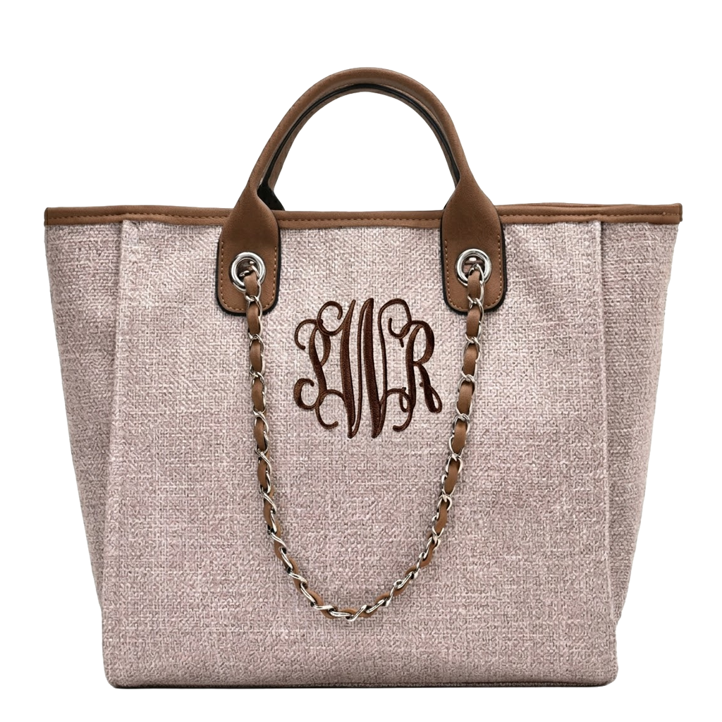 Tweed Chain Handbag
