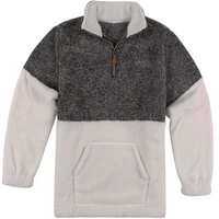 Two Tone Sherpa Pullover