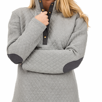 Quilted Patch Pullover