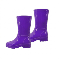 Children's Rubber Rain Boots w/Ribbon