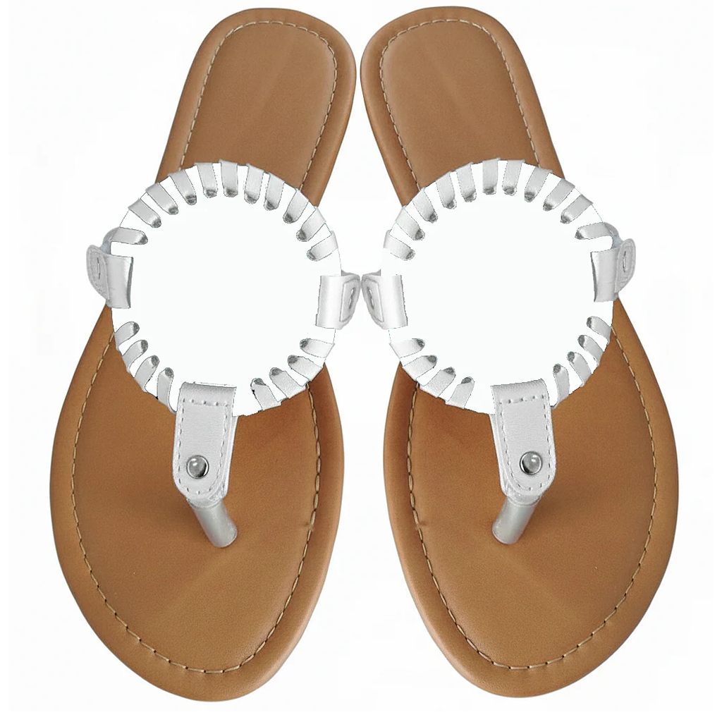 Medallion Disc Sandals
