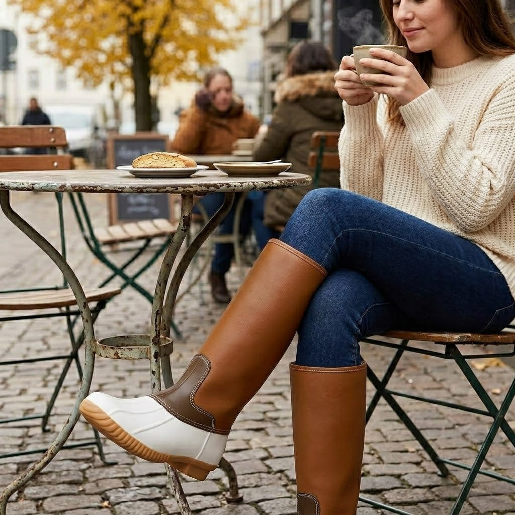 Chic Duck Boots - WHITE