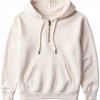 Quarter Zip Hoodie Sweatshirt