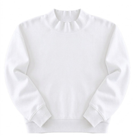 Mock Neck Long Sleeve Sweatshirt