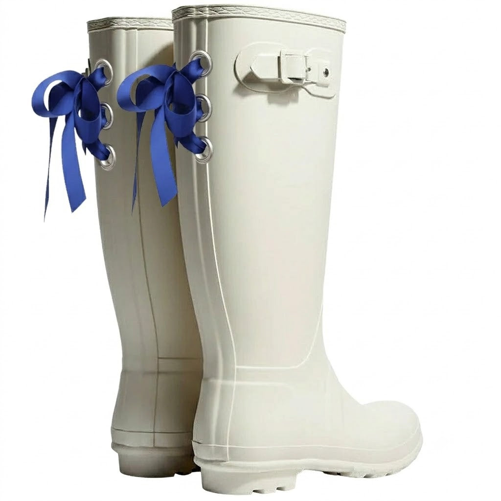 White Rubber Rain Boots