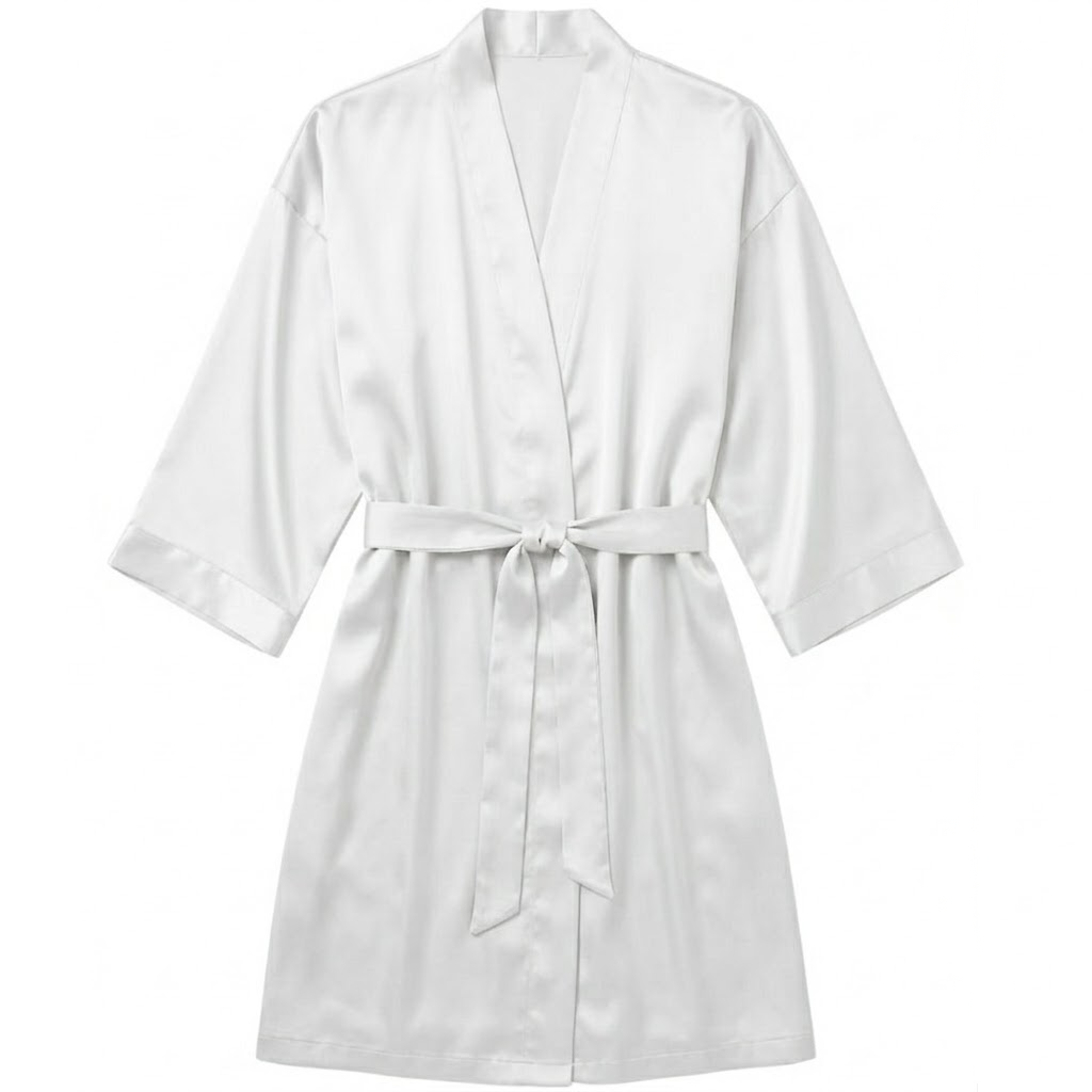 Satin Kimono Robe