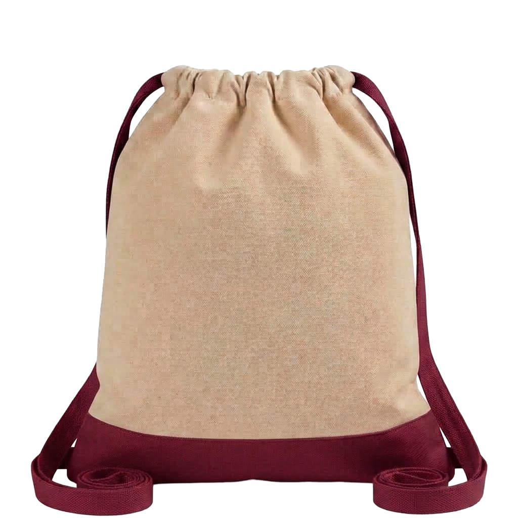Two-Tone CINCH Canvas Backpack Tote