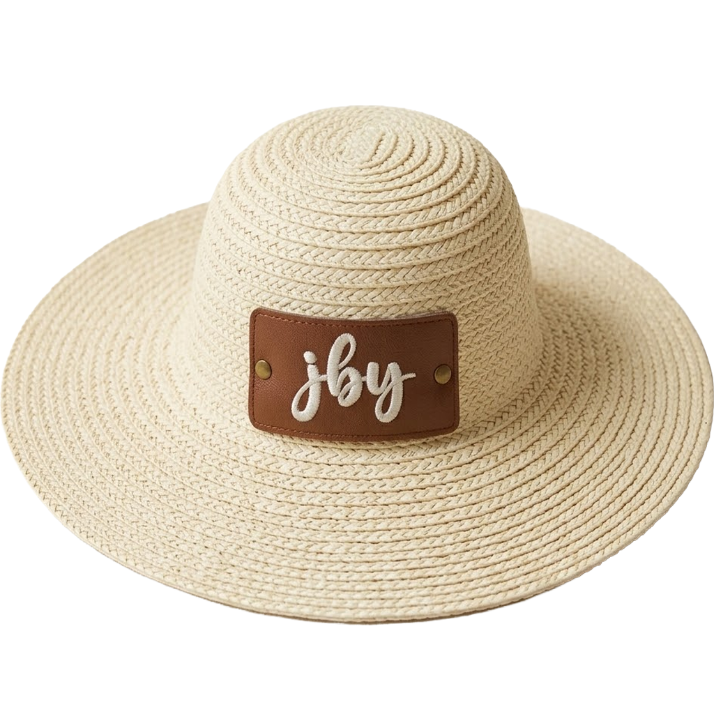 IVORY Floppy Hat w/Patch