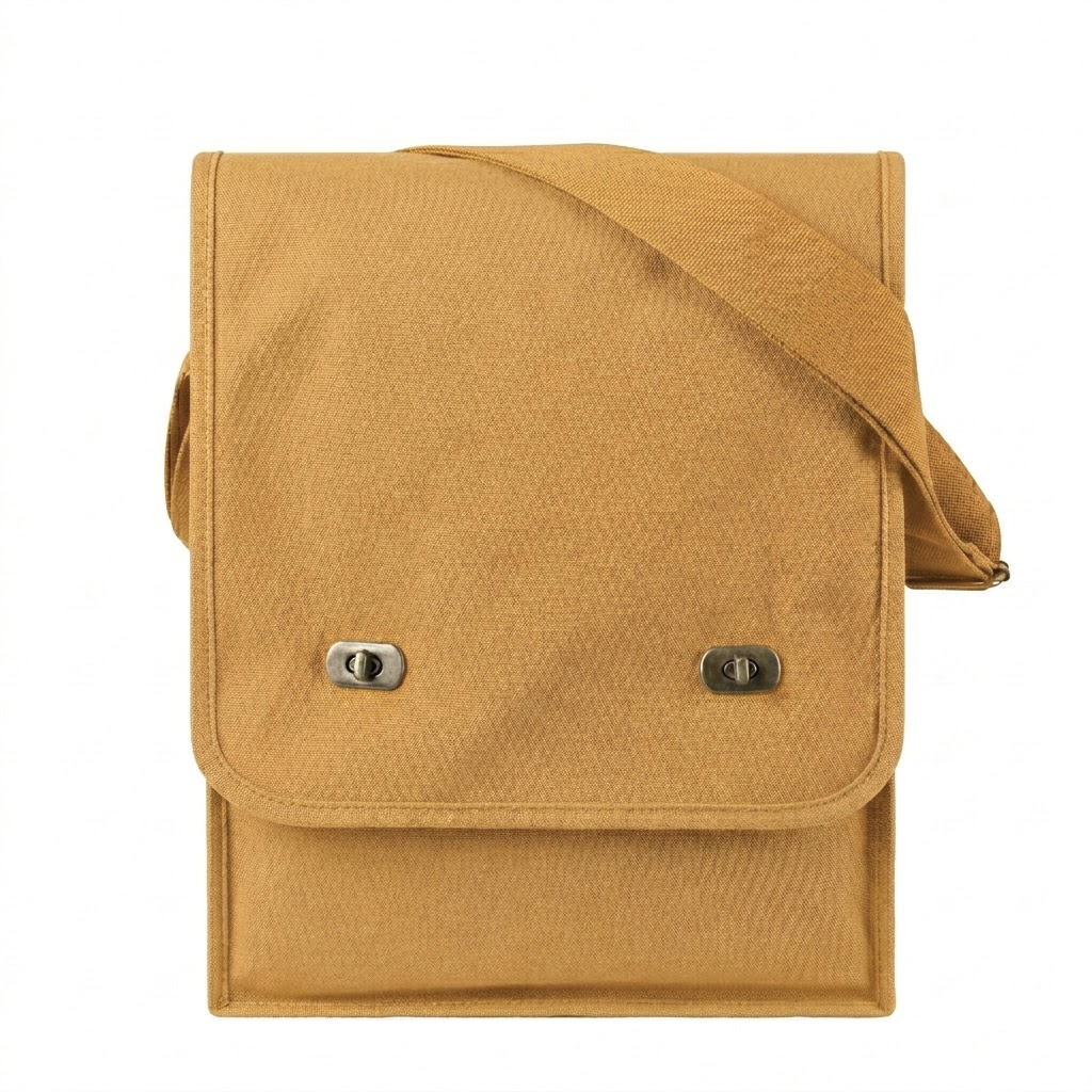 Canvas Crossbody Messenger Tote Bag