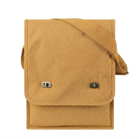 Canvas Crossbody Messenger Tote Bag