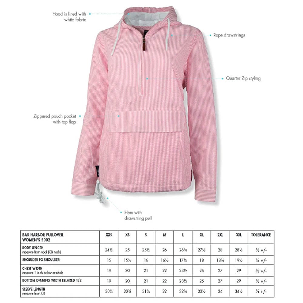 Hooded Seersucker Pullover