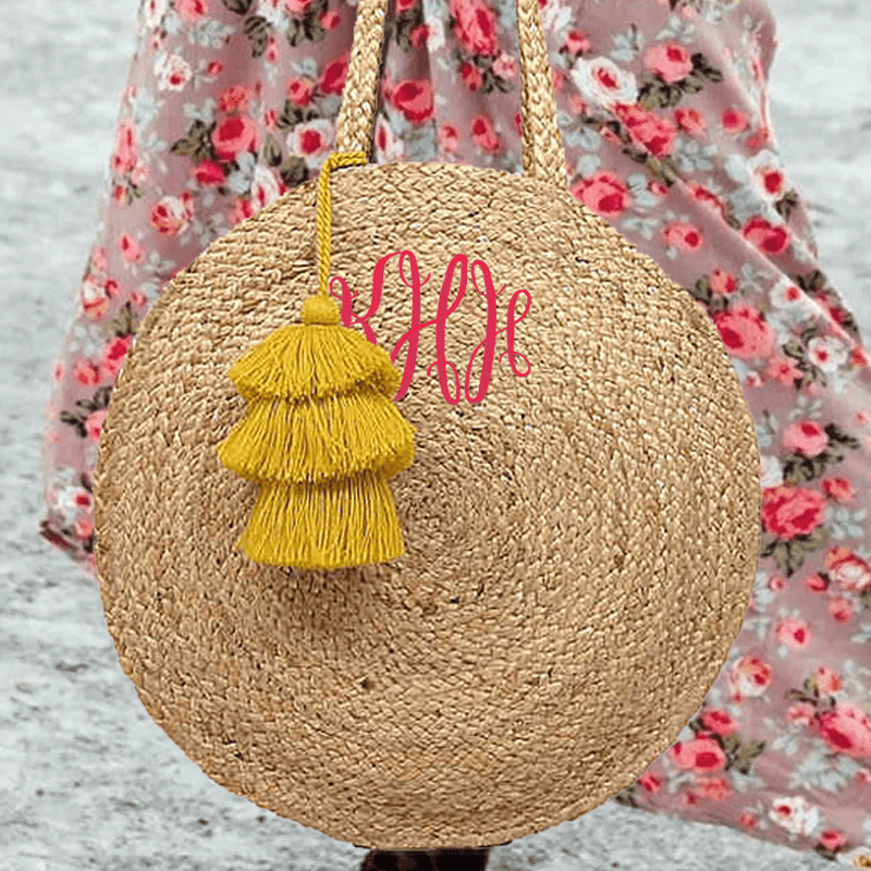 Jute Bungalow Circle Tote