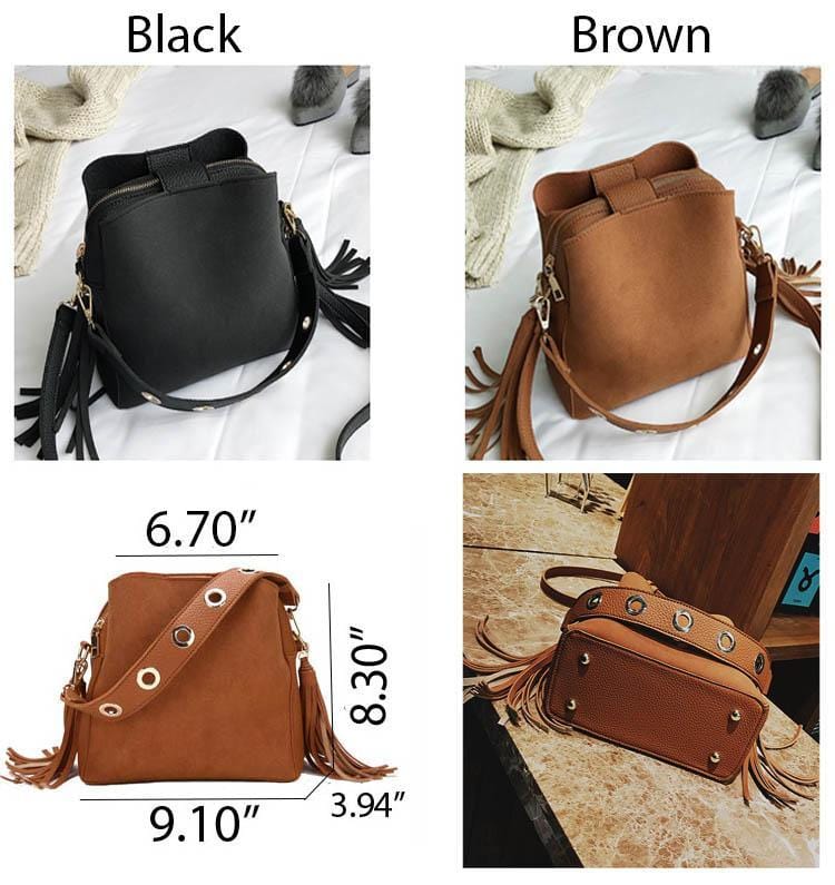 Crossbody Bucket Purse