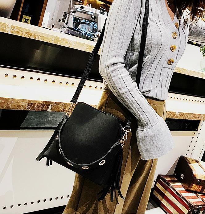 Crossbody Bucket Purse