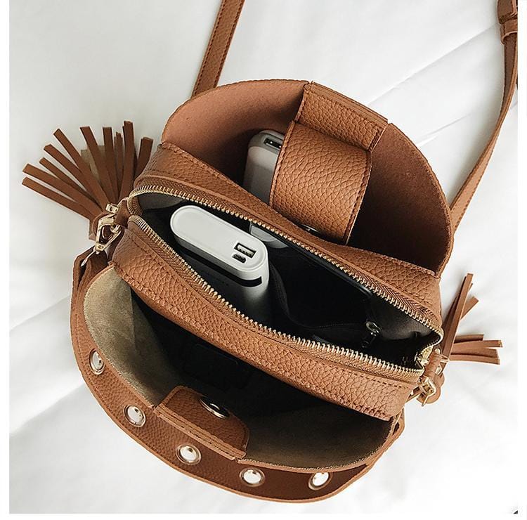 Crossbody Bucket Purse